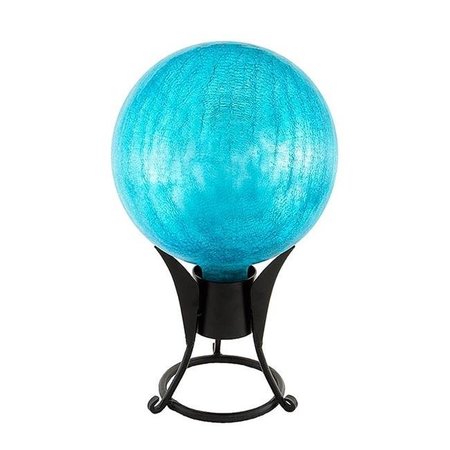 ACHLA DESIGNS Achla G10-T-C 10 in. Gazing Globe  Teal  Crackle G10-T-C